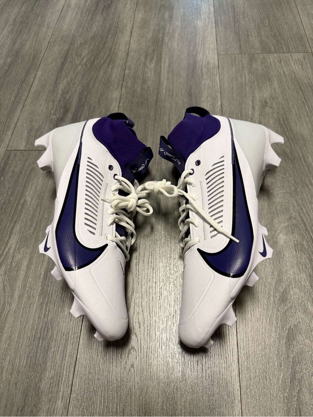 Nike Vapor Edge Pro 360 2 TB Purple FJ1581-150 Men's Football Cleats Size 14 New